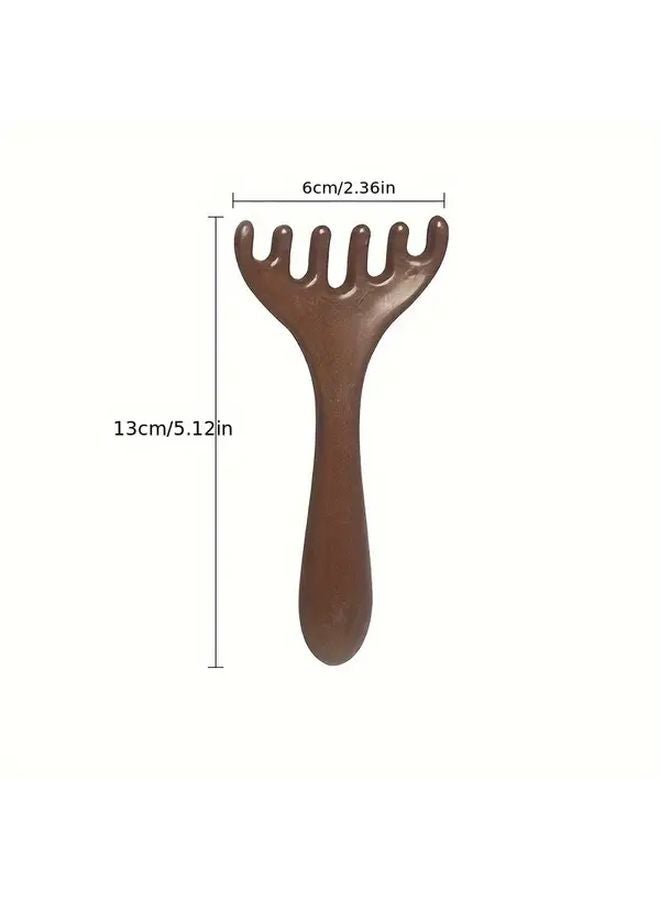 Polypropylene Scalp Massage Tool Handheld Spine Scratcher For Hair Care Wellness Relaxation 1pc - Image 3